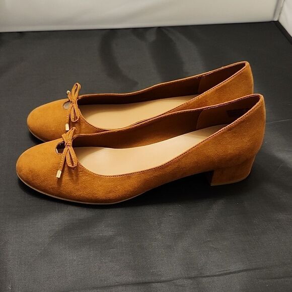 FIONI Round Toe SLIP ON BOWS COMFORT WORKING SHOES R3 - Picture 9 of 16